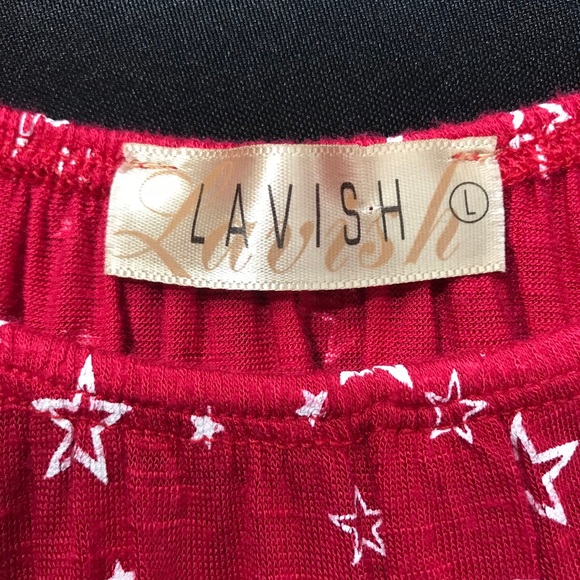 Cute Short Sleeve Shirt Lavish Size Large - Picture 3 of 4